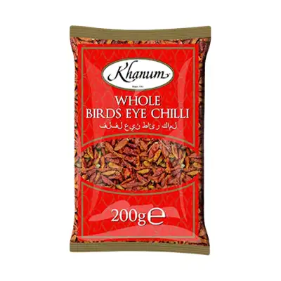 Khanum Whole Birid Eye Chilli 200g