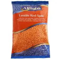 Ali Baba Red Split Lentils 1kg