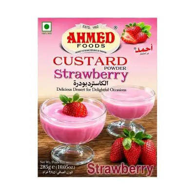 Ahmed Foods Custard Strewberry 285g