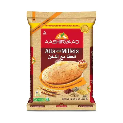 Aashirvaad Atta with Millets 2kg