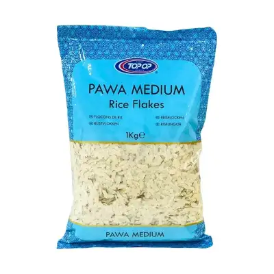 Top op Pawa Medium Rice Flakes 1kg
