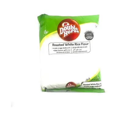 Double Horse Roasted White Rice Flour 1kg