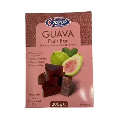Top op Guava Fruit Bar 200g