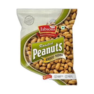 Jabsons Roasted Peanuts Nimboo Pudina 140g