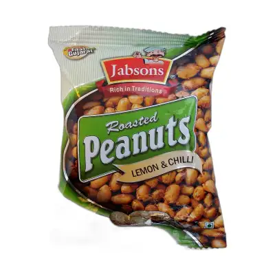 Jabsons Roasted Peanuts lemon & chilli 140g