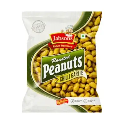 Jabsons Roasted Peanuts Chilli Garlic 140g