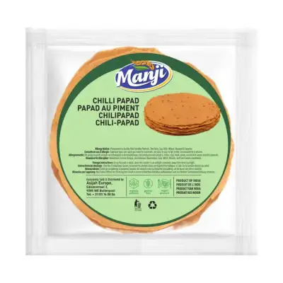 Manji Chilli Papad 200gr