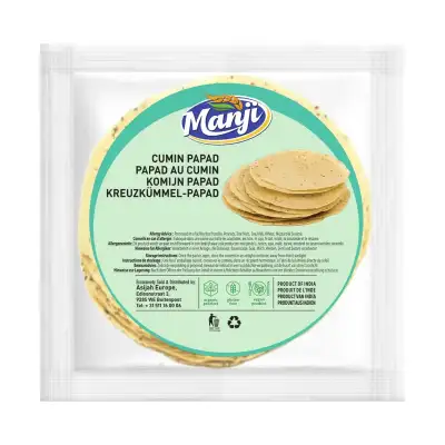 Manji Cumin Papad 100gr