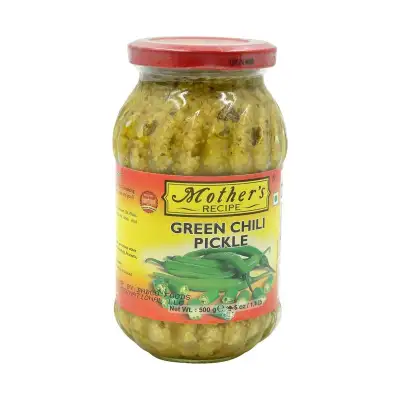 Mother's Recipe Green Chili Pickle 500g