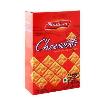Maliban Cheesebits Tangy Cheese Crackers 170g