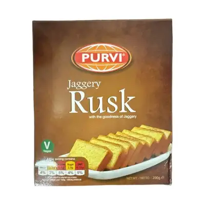 Purvi Jaggery Rusk 200g