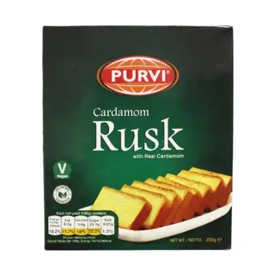 Purvi Cardamom Rusk 200g