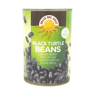 Valle Del Sole Black Turtle Beans 400g