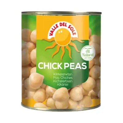Vallen del Sole Chick Peas 800g