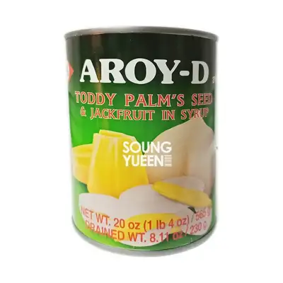 Aroy D Toddy Palm's Seed & jackfruit in Syrup 565g