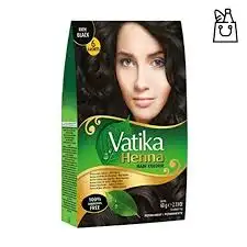 Vatika henna jet Black colour 60g