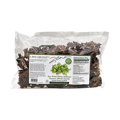 Zena Sun Dried White Hibiscus 125g